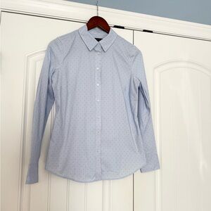 NWT Banana Republic Light Blue Polka Dot Women's Shirt